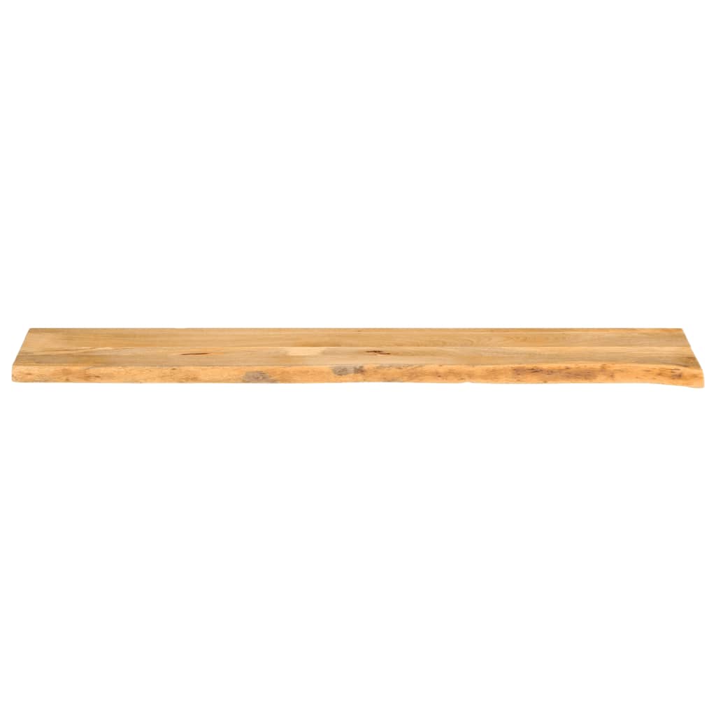 vidaXL Tablero de mesa borde natural madera maciza mango 160x30x2,5 cm