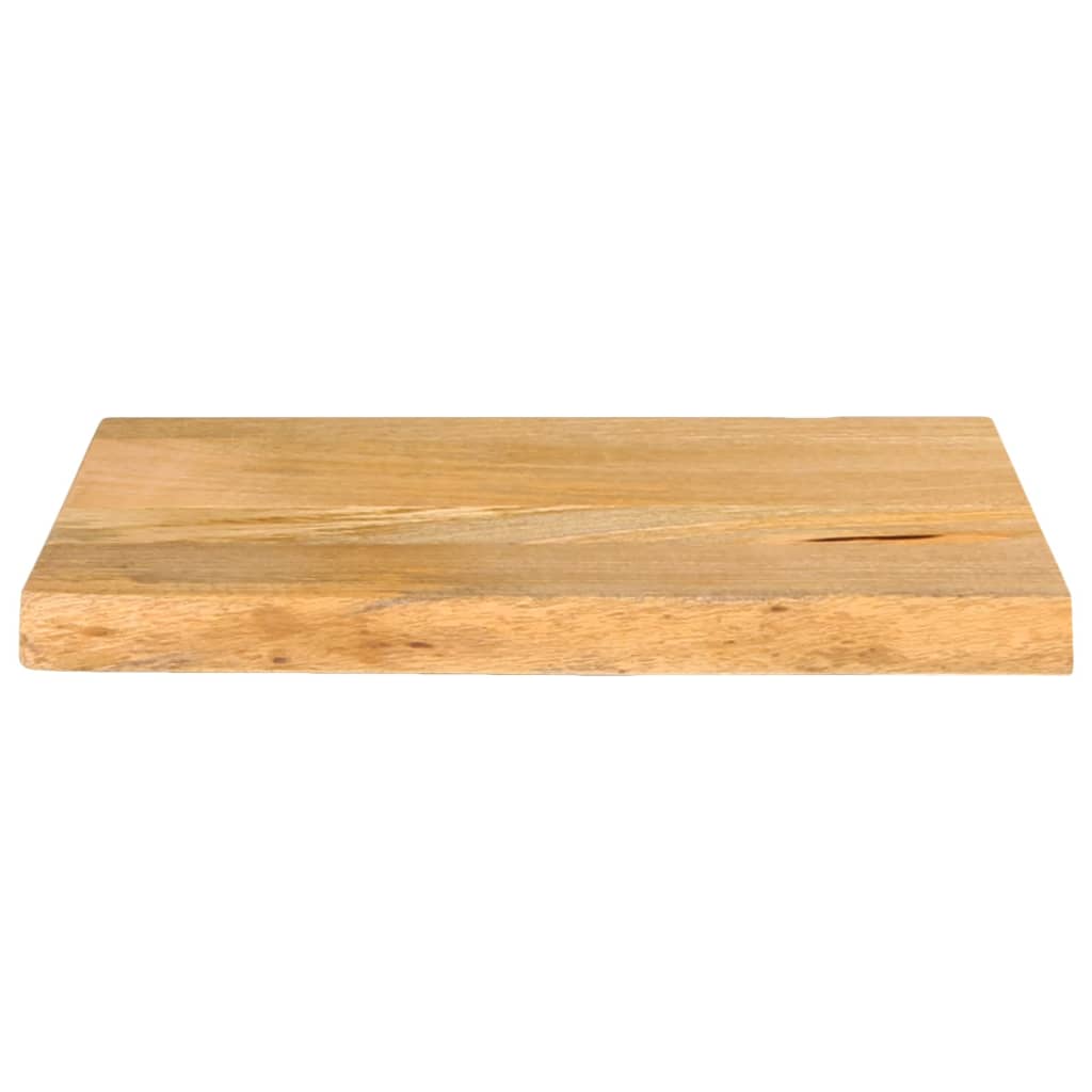 vidaXL Tablero de mesa borde natural madera maciza mango 40x30x3,8 cm