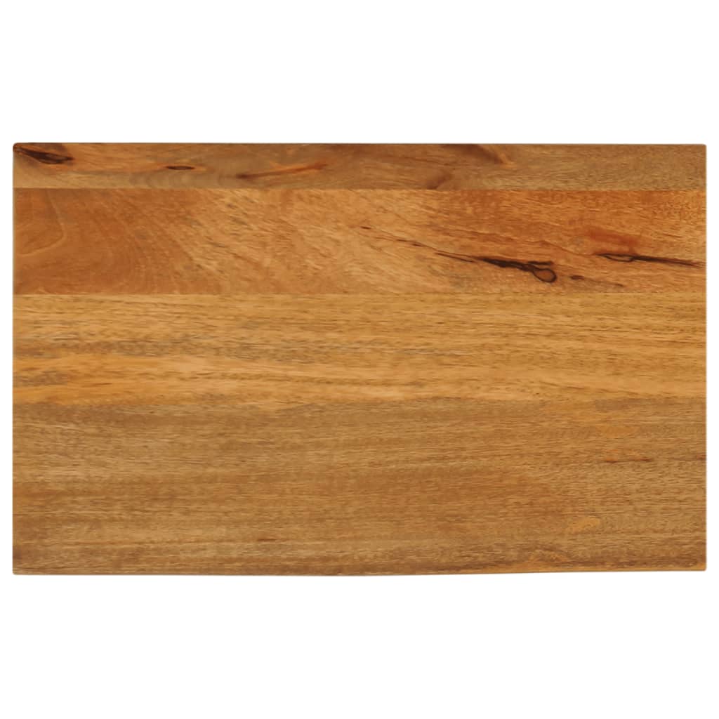 vidaXL Tablero de mesa borde natural madera maciza mango 40x20x2,5 cm