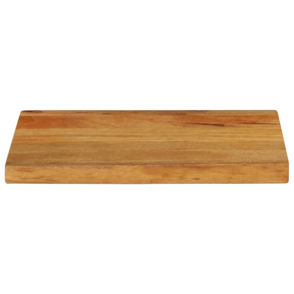 vidaXL Tablero de mesa borde natural madera maciza mango 40x20x2,5 cm