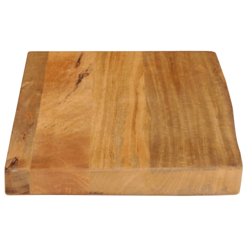 vidaXL Tablero de mesa borde natural madera maciza mango 40x20x2,5 cm