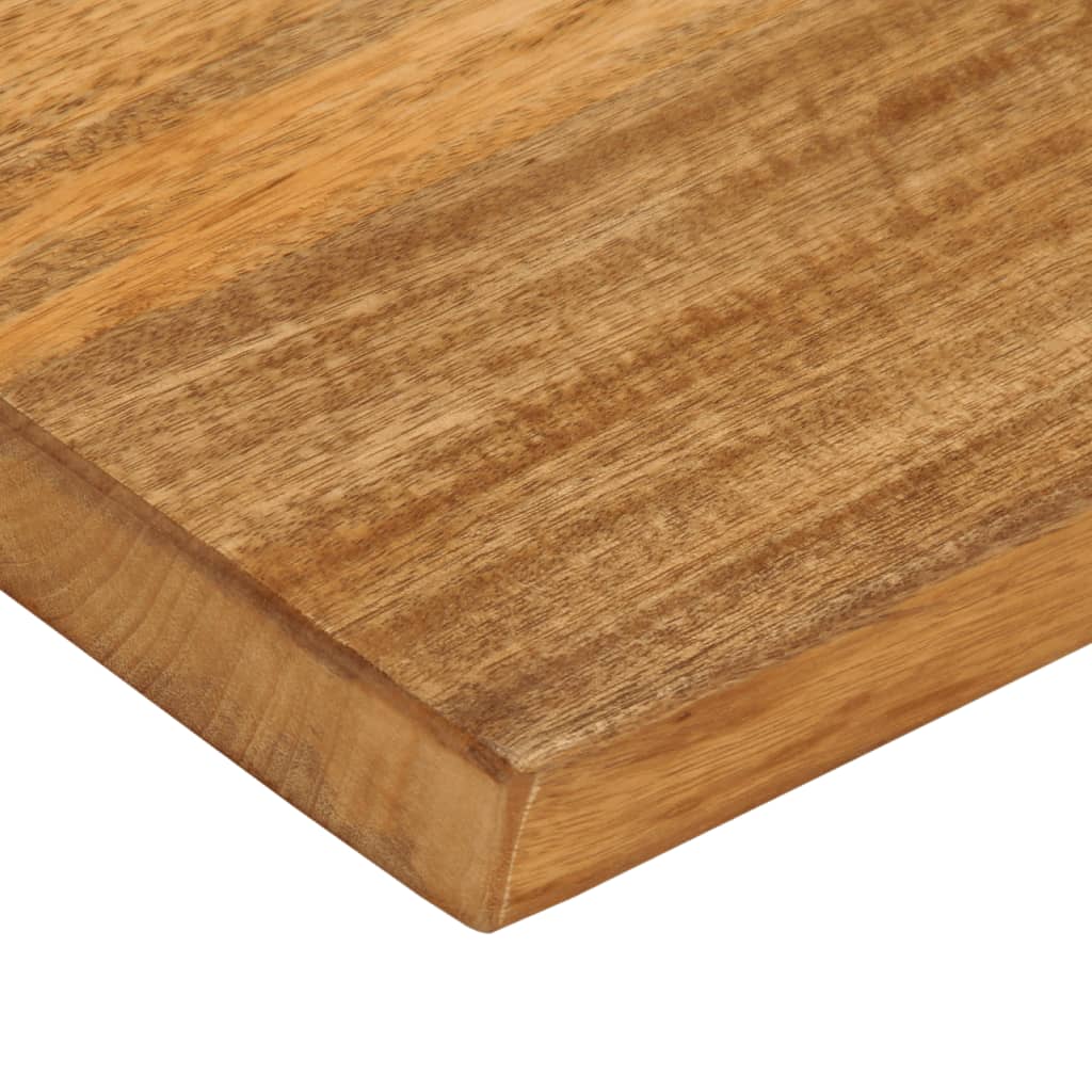 vidaXL Tablero de mesa borde natural madera maciza mango 40x20x2,5 cm