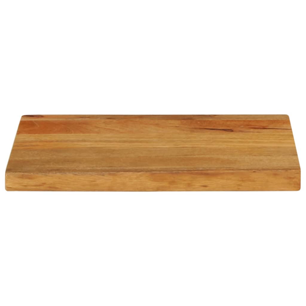 vidaXL Tablero de mesa borde natural madera maciza mango 60x20x2,5 cm