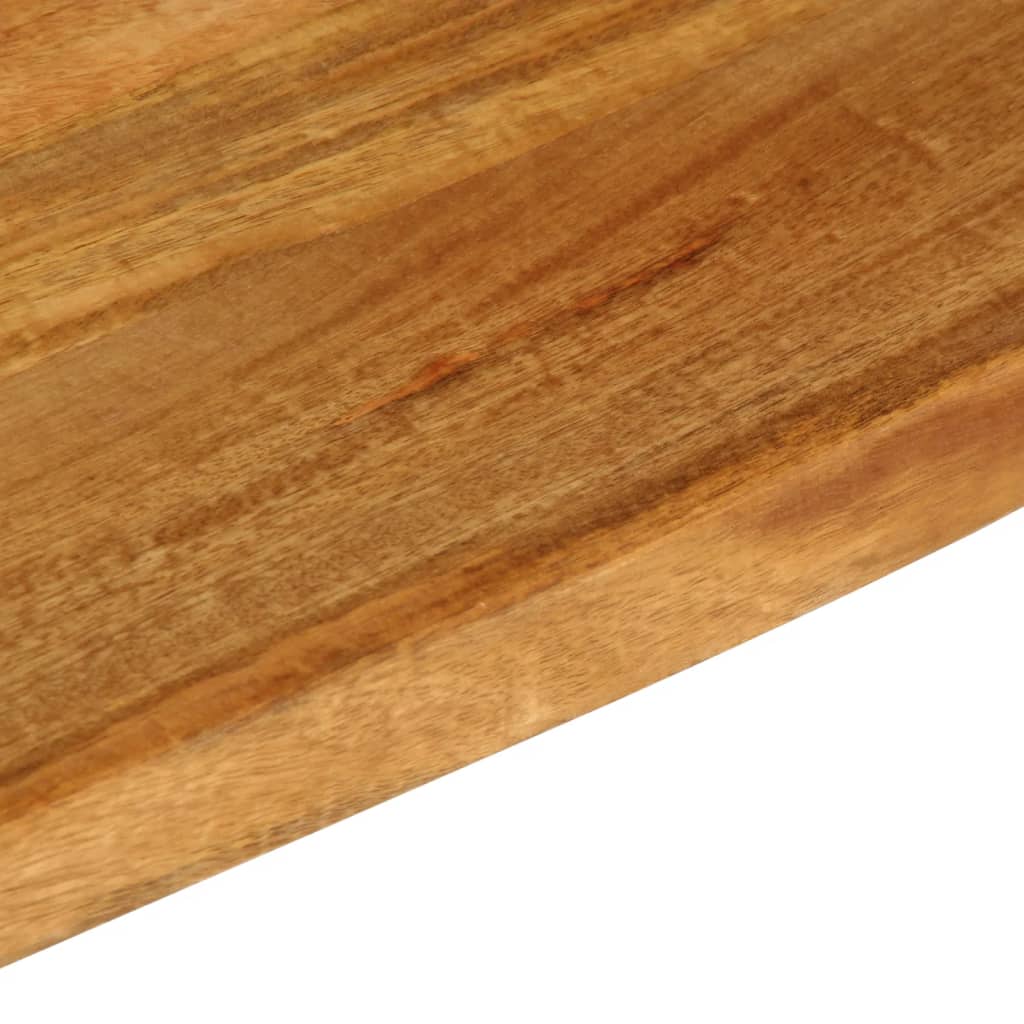 vidaXL Tablero de mesa borde natural madera maciza mango 60x20x2,5 cm