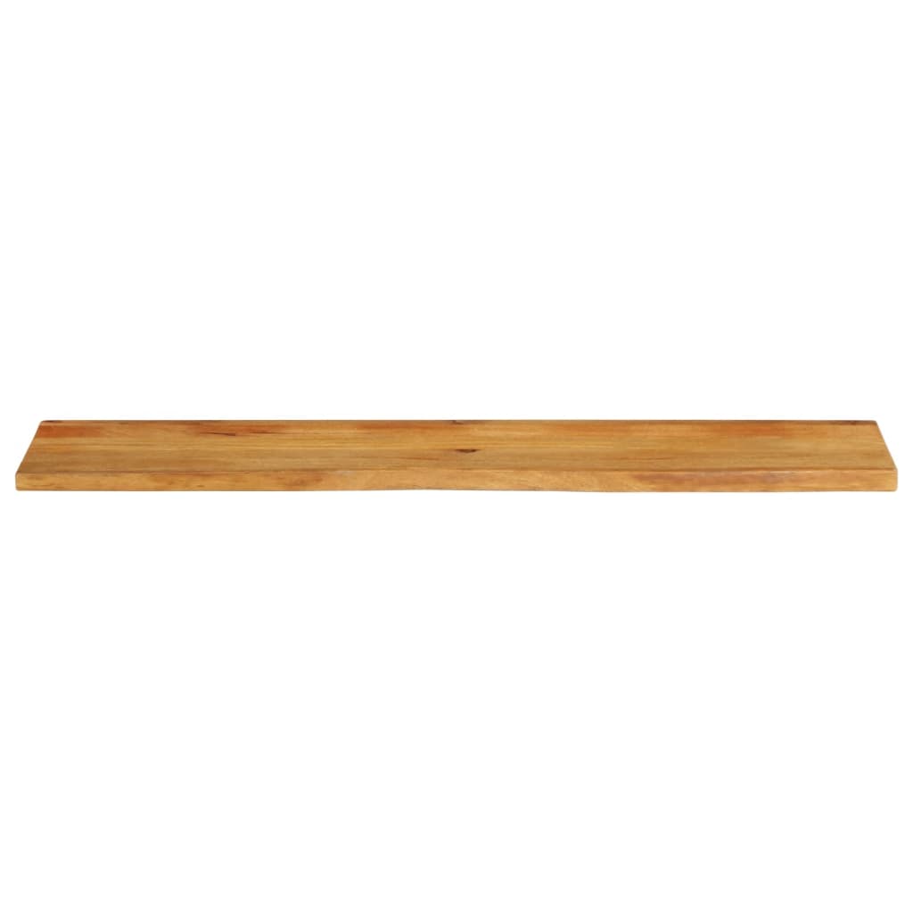 vidaXL Tablero de mesa borde natural madera maciza mango 140x20x2,5 cm