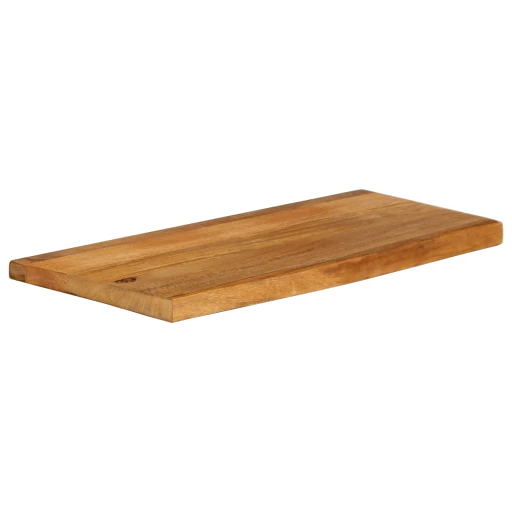 vidaXL Tablero de mesa borde natural madera maciza mango 70x30x2,5 cm