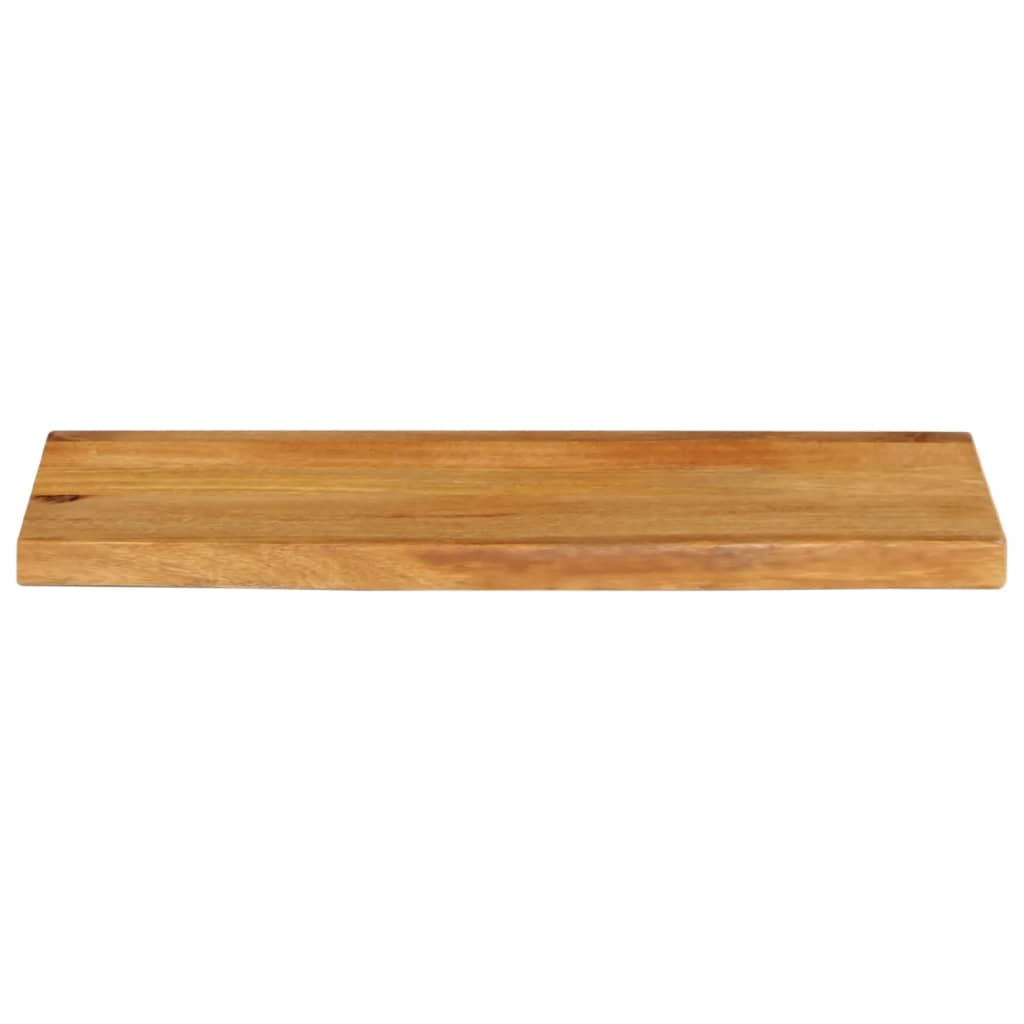 vidaXL Tablero de mesa borde natural madera maciza mango 70x30x2,5 cm