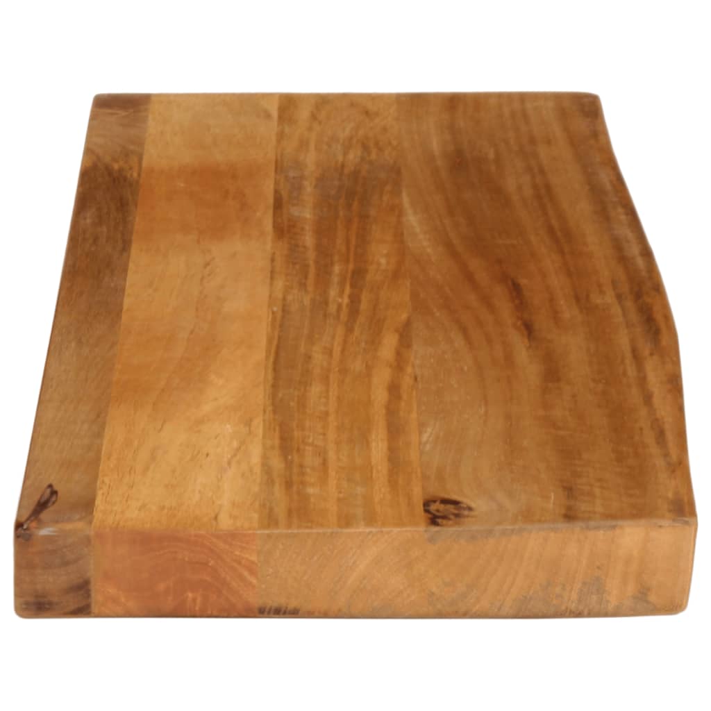 vidaXL Tablero de mesa borde natural madera maciza mango 70x30x2,5 cm