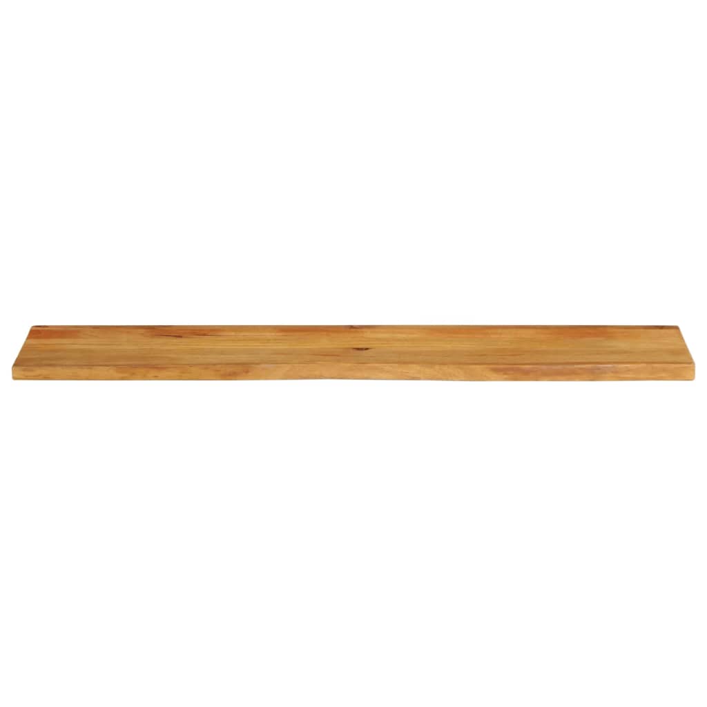 vidaXL Tablero de mesa borde natural madera maciza mango 180x30x2,5 cm