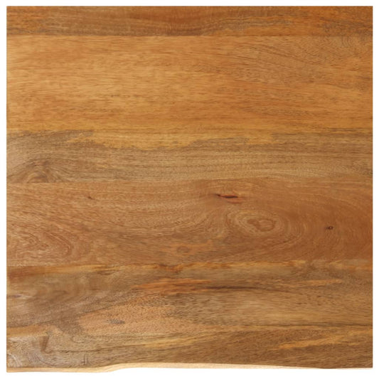 vidaXL Tablero de mesa borde natural madera maciza mango 60x60x2,5 cm