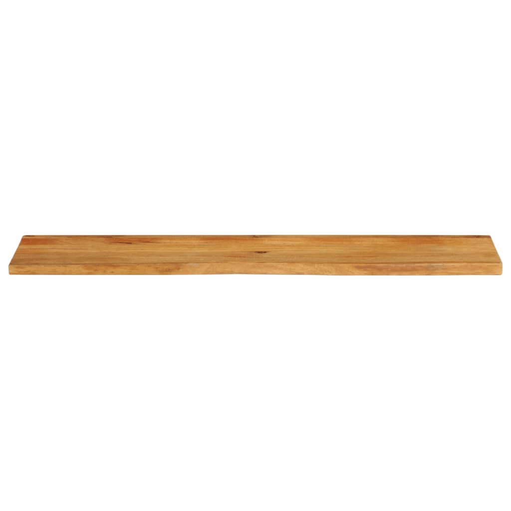 vidaXL Tablero de mesa borde natural madera maciza mango 140x20x3,8 cm