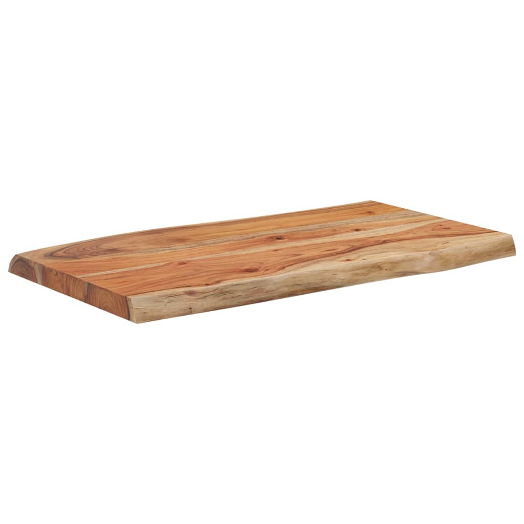 vidaXL Tablero de mesa rectangular acacia borde vivo 70x40x2,5 cm