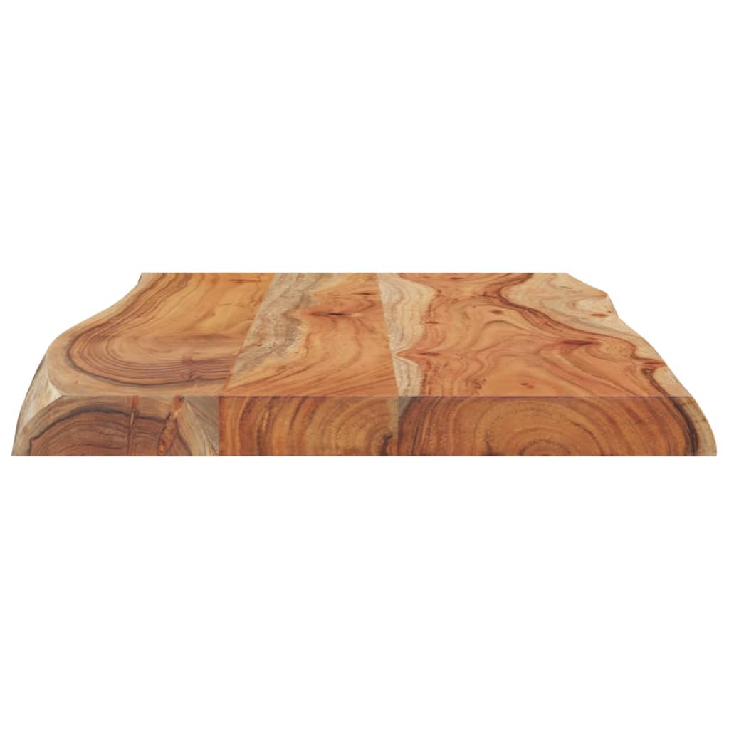 vidaXL Tablero de mesa rectangular acacia borde vivo 70x40x2,5 cm