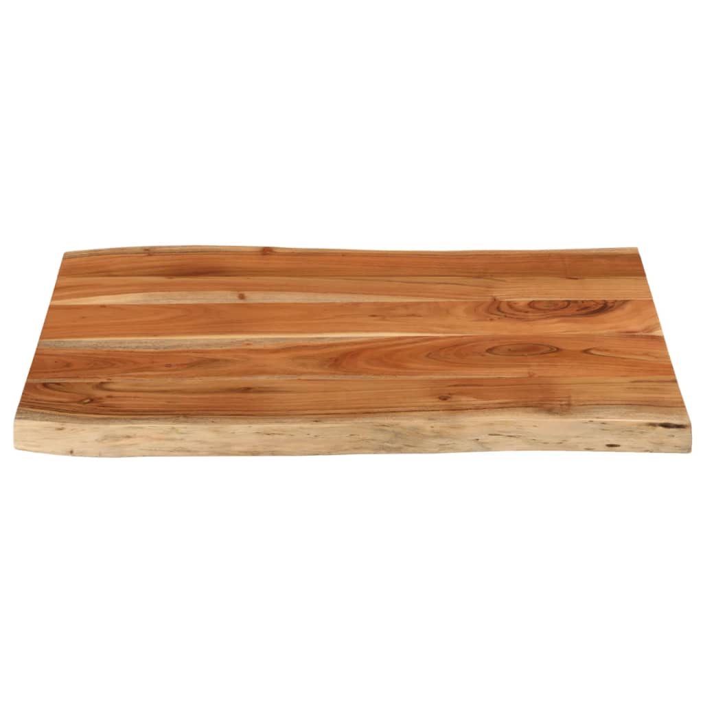 vidaXL Tablero de mesa rectangular borde natural acacia 90x60x2,5 cm