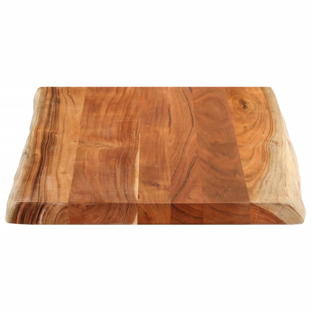 vidaXL Tablero de mesa rectangular borde natural acacia 90x60x2,5 cm