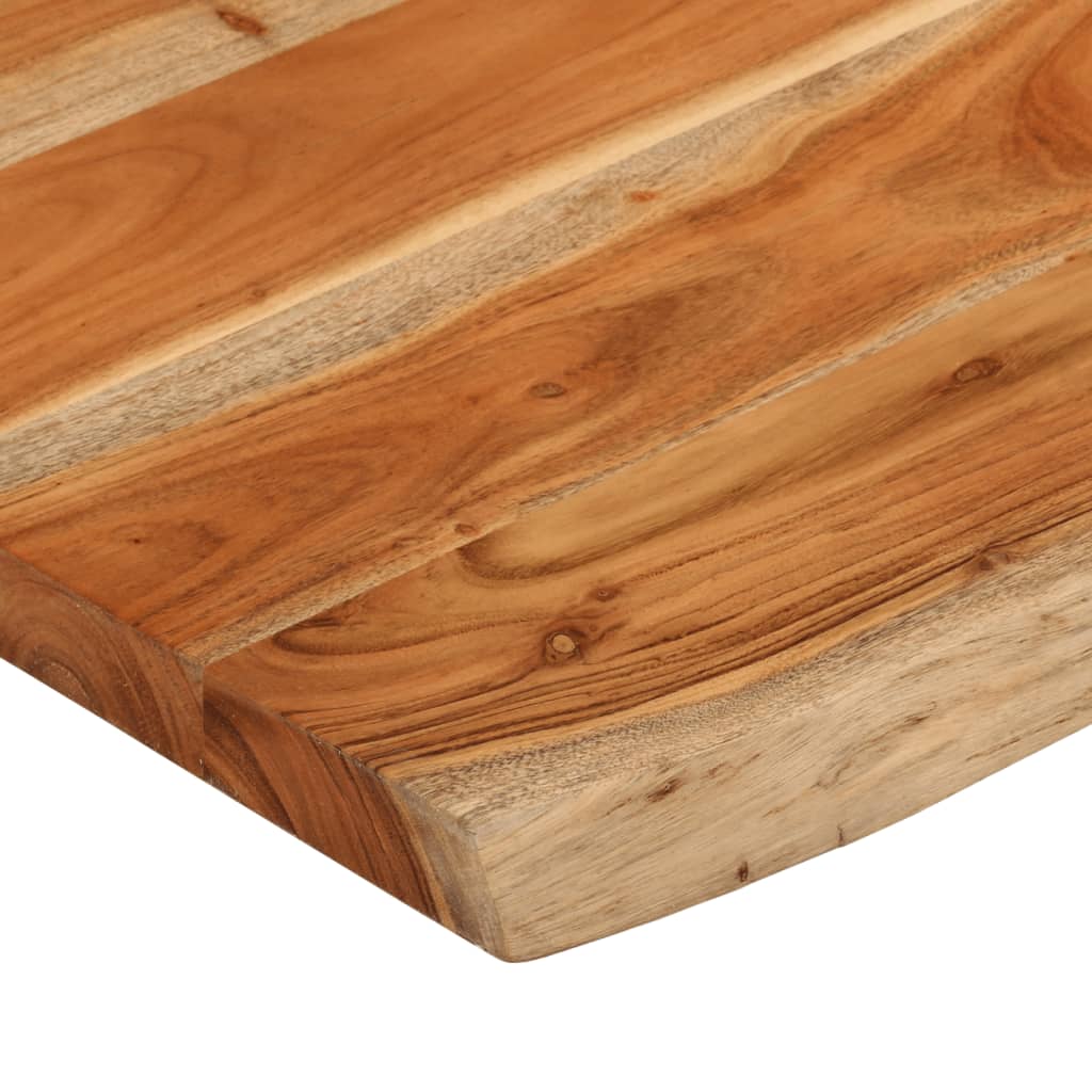 vidaXL Tablero de mesa rectangular borde natural acacia 90x60x2,5 cm