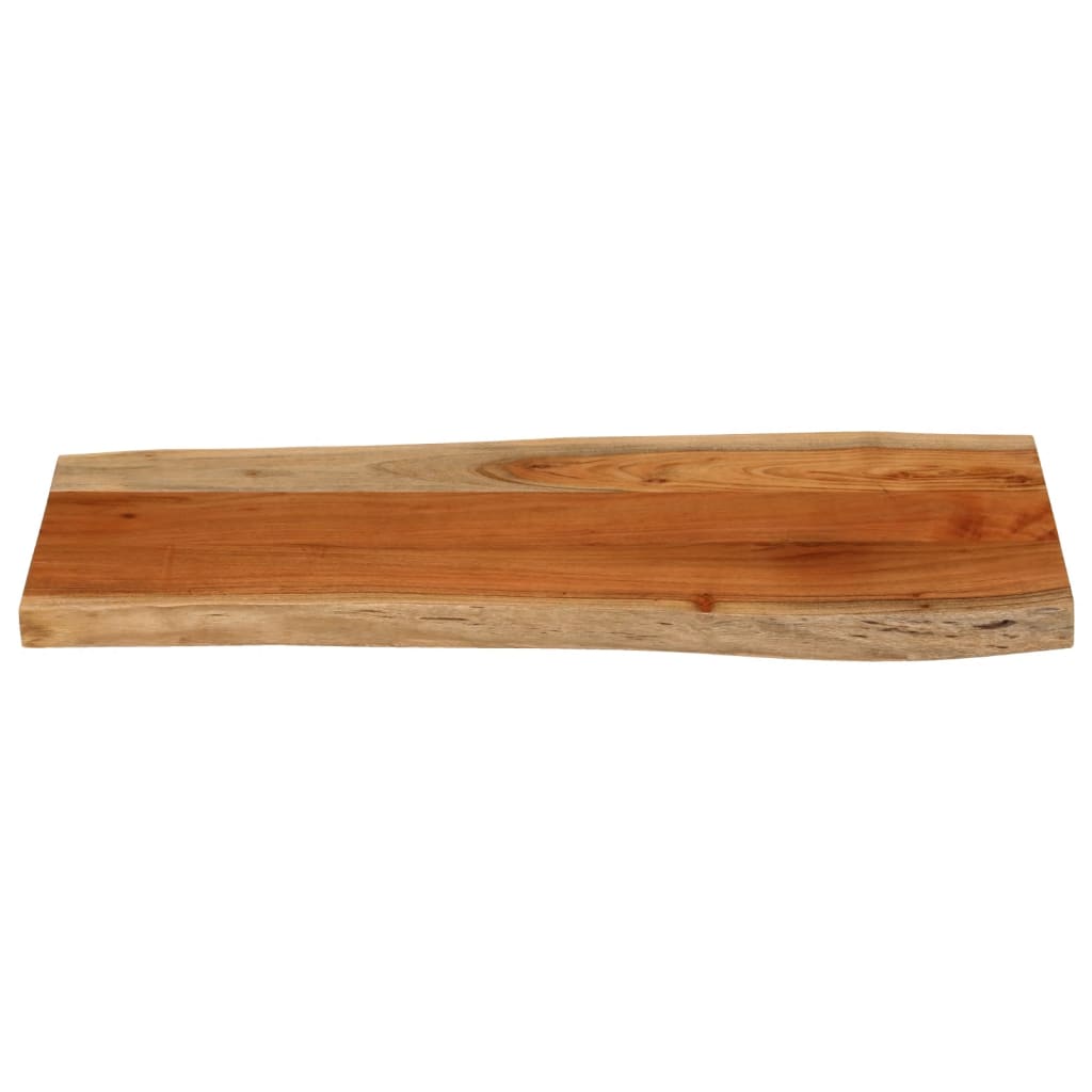 vidaXL Tablero rectangular madera de acacia borde vivo 90x40x3,8 cm