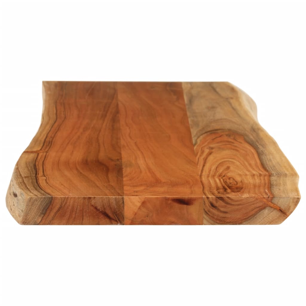 vidaXL Tablero rectangular madera de acacia borde vivo 90x40x3,8 cm