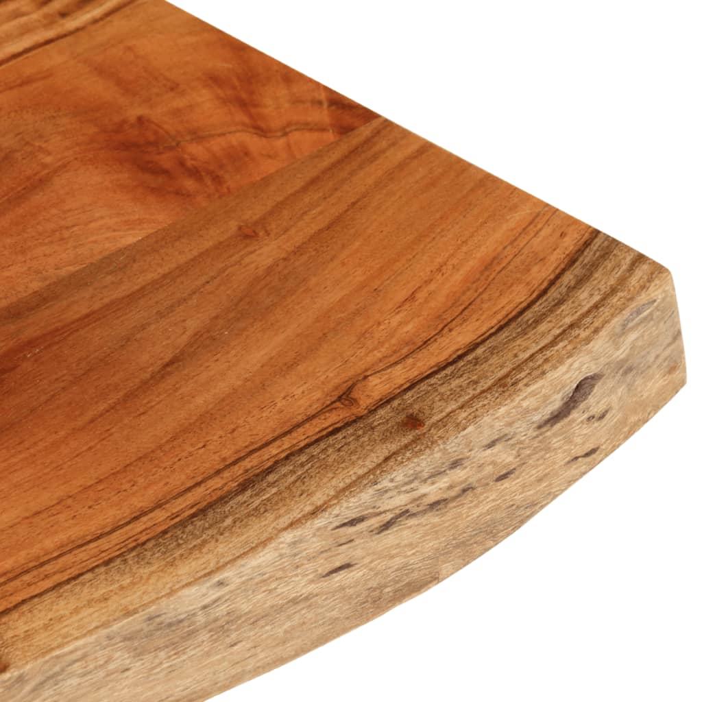 vidaXL Tablero rectangular madera de acacia borde vivo 90x40x3,8 cm