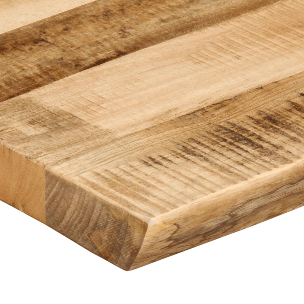 vidaXL Tablero de mesa borde natural madera maciza mango 60x40x2,5 cm