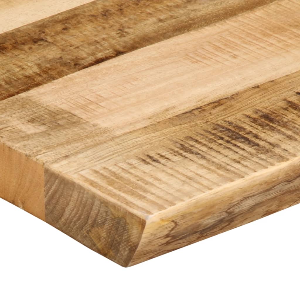 vidaXL Tablero de mesa borde natural madera maciza mango 140x40x2,5 cm