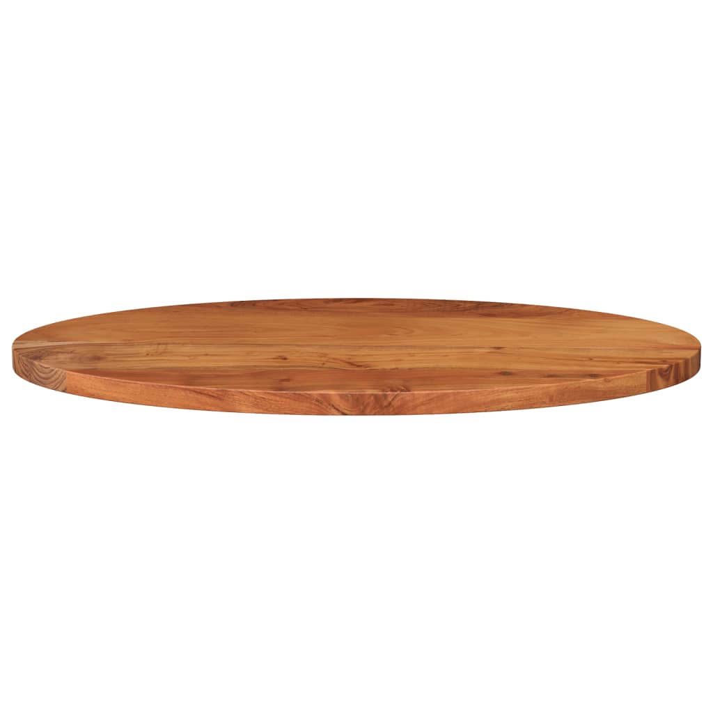 vidaXL Tablero de mesa ovalado madera maciza de acacia 110x40x2,5 cm