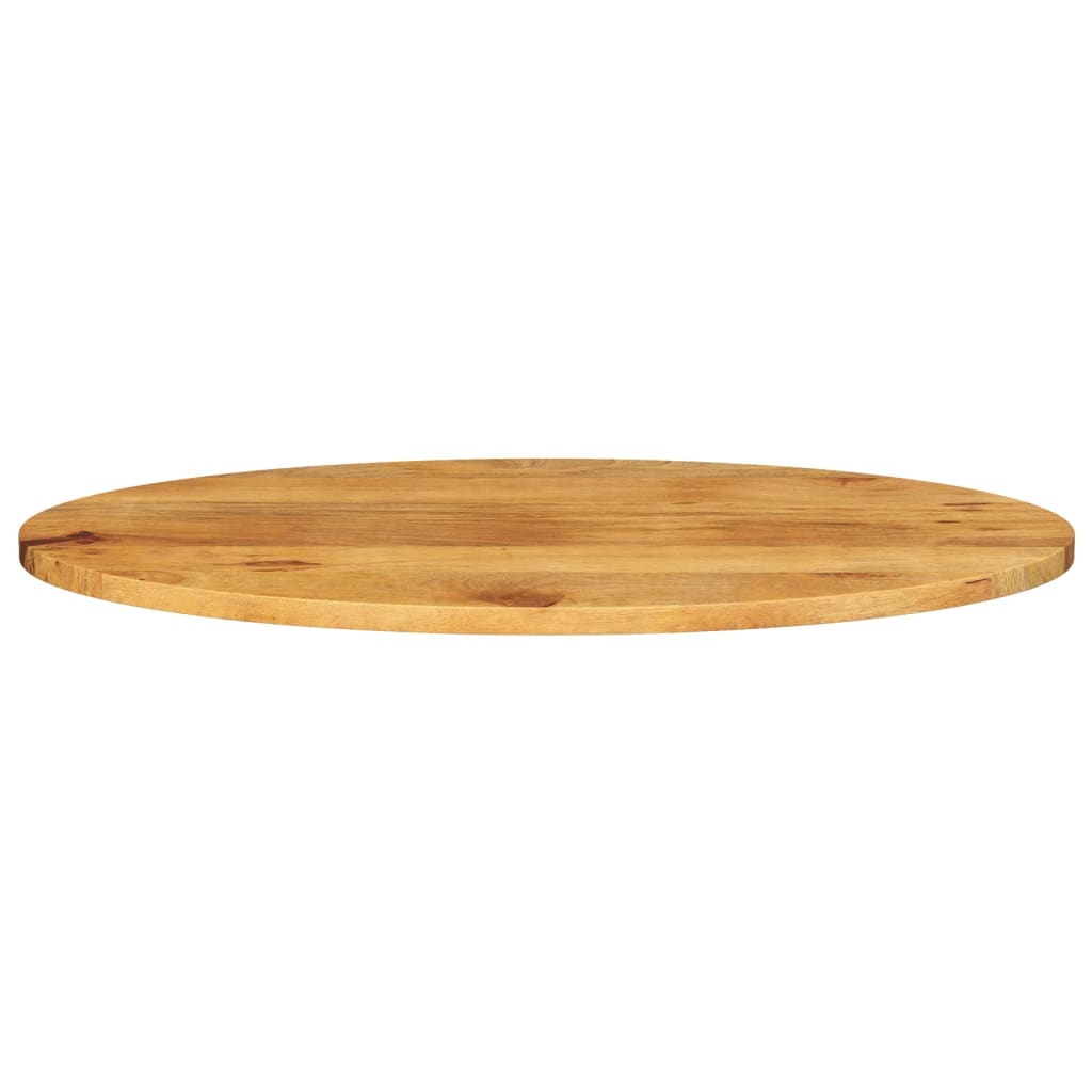 vidaXL Tablero de mesa ovalado madera maciza de mango 100x40x2,5 cm