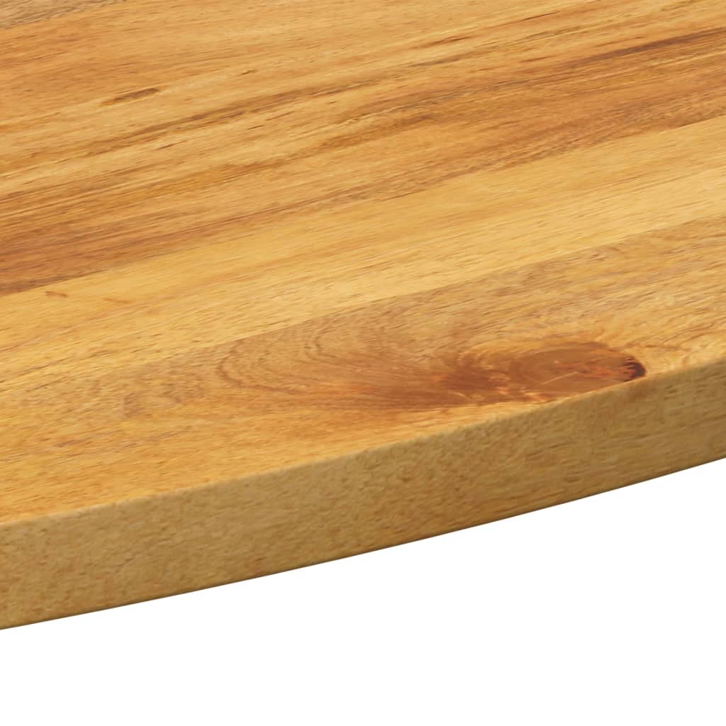 vidaXL Tablero de mesa ovalado madera maciza de mango 100x40x2,5 cm