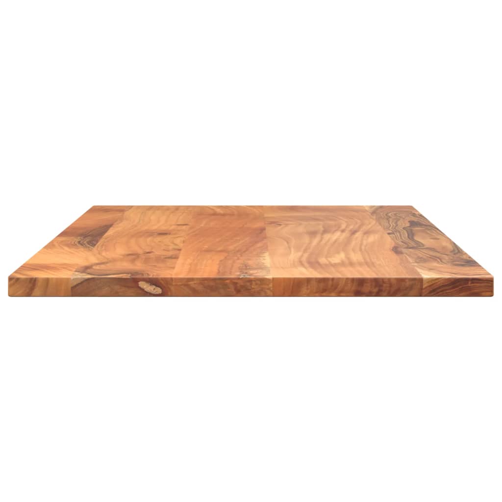 vidaXL Tablero de mesa rectangular madera maciza acacia 80x70x2,5 cm