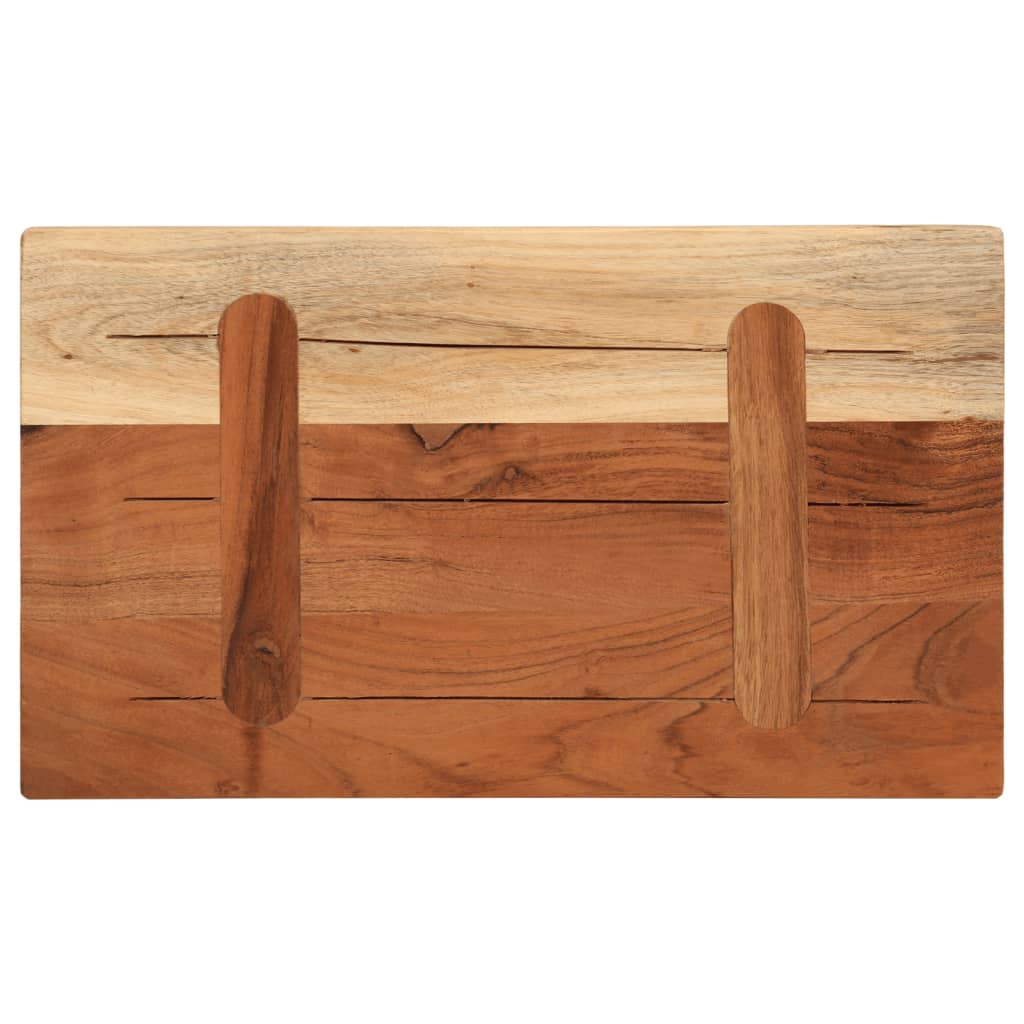 vidaXL Tablero de mesa rectangular madera maciza acacia 50x20x3,8 cm