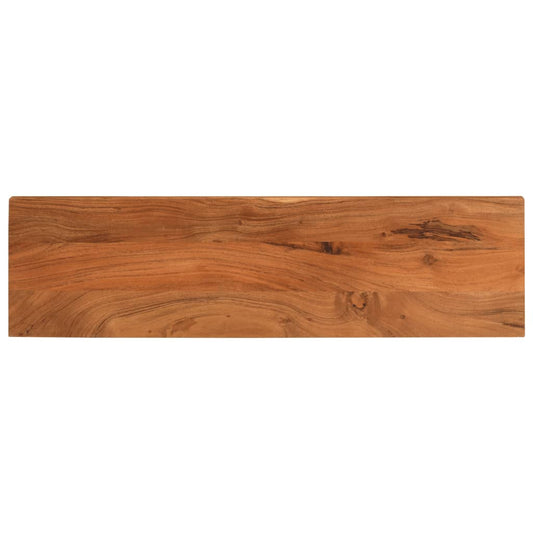 vidaXL Tablero de mesa rectangular madera maciza acacia 110x20x3,8 cm