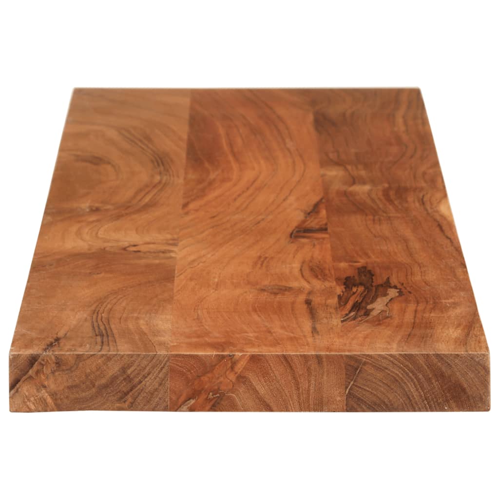 vidaXL Tablero de mesa rectangular madera maciza acacia 110x20x3,8 cm