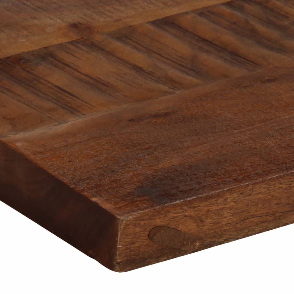 vidaXL Tablero mesa rectangular madera maciza reciclada 110x40x2,5 cm