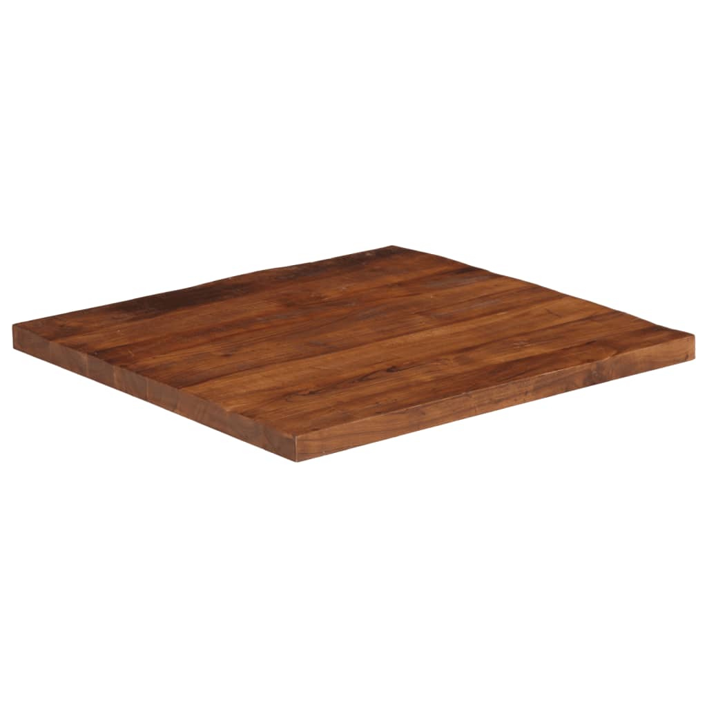 vidaXL Tablero de mesa cuadrado madera maciza reciclada 90x90x3,8 cm