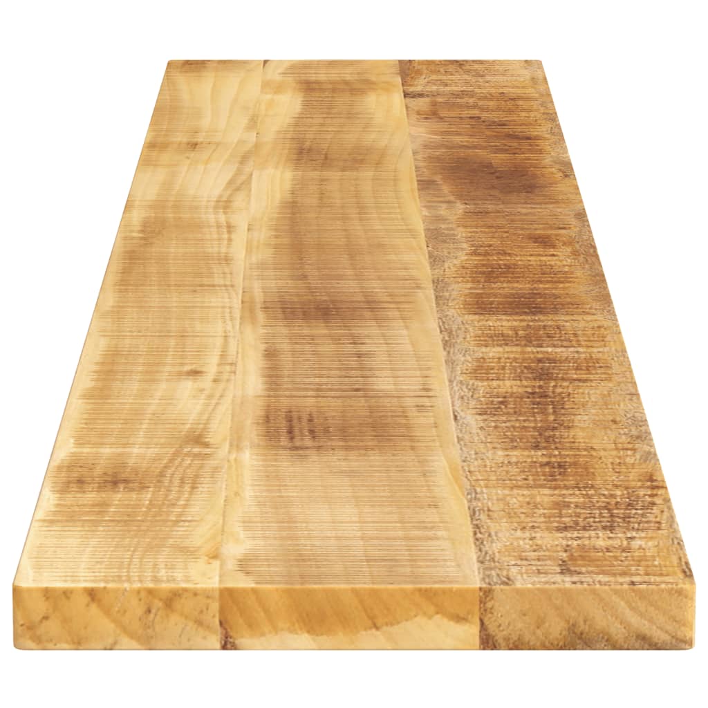 vidaXL Tablero de mesa rectangular madera mango rugosa 180x20x2,5 cm