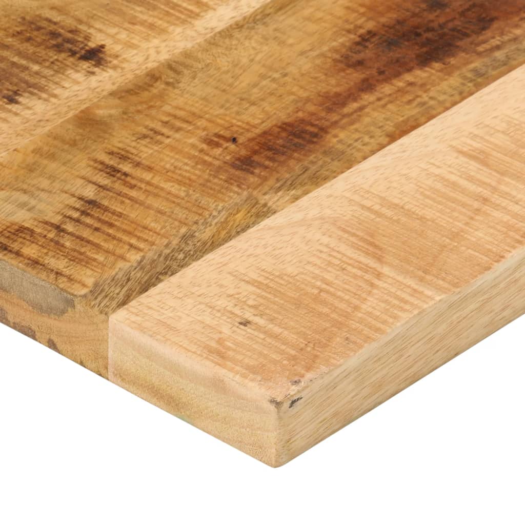 vidaXL Tablero de mesa rectangular madera mango rugosa 180x20x2,5 cm