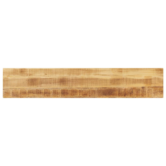 vidaXL Tablero de mesa rectangular madera mango rugosa 160x30x2,5 cm