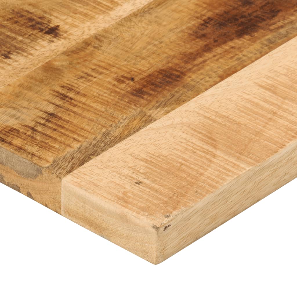 vidaXL Tablero de mesa rectangular madera mango rugosa 160x30x2,5 cm