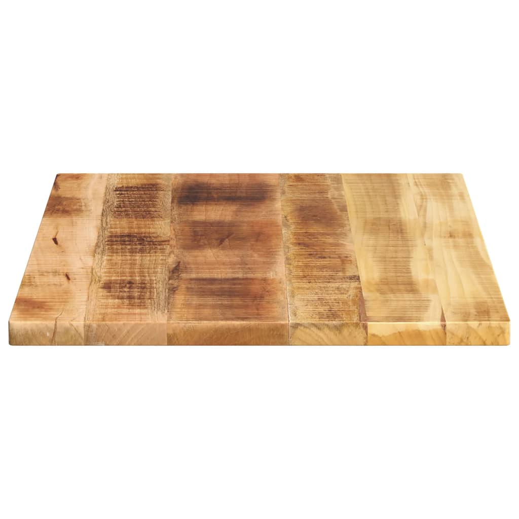 vidaXL Tablero de mesa rectangular madera maciza mango 80x70x2,5 cm