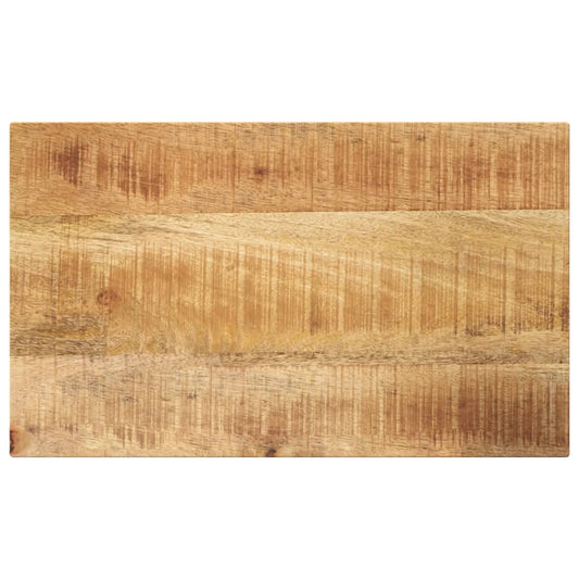 vidaXL Tablero de mesa rectangular madera mango rugosa 60x20x3,8 cm