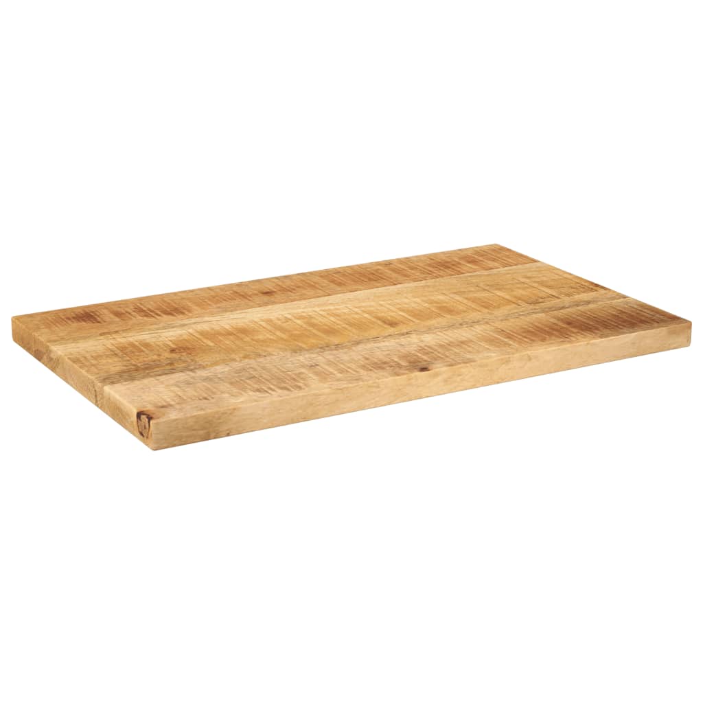 vidaXL Tablero de mesa rectangular madera mango rugosa 60x20x3,8 cm