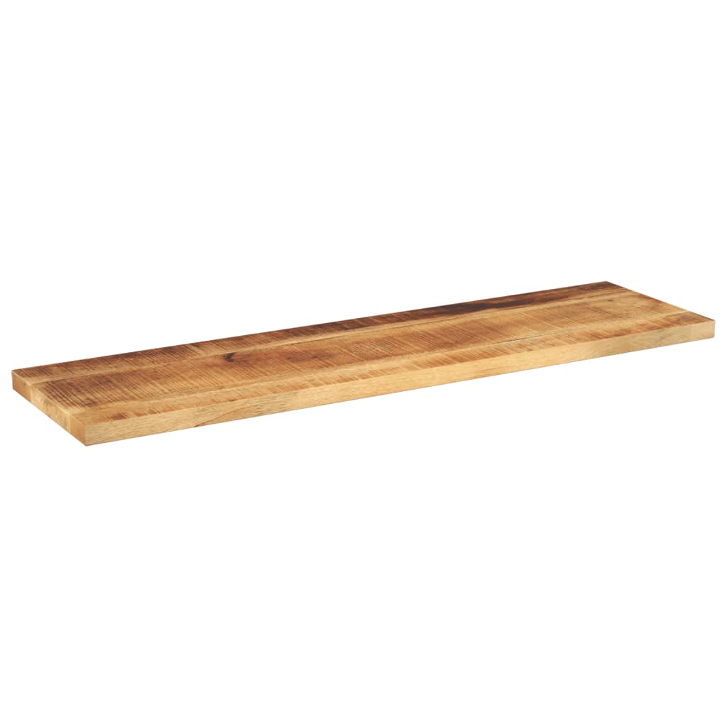 vidaXL Tablero de mesa rectangular madera mango rugosa 110x30x3,8 cm