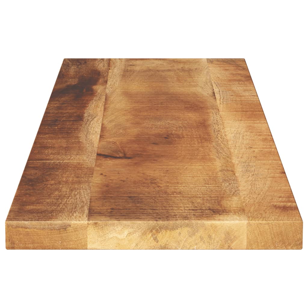 vidaXL Tablero de mesa rectangular madera mango rugosa 110x30x3,8 cm