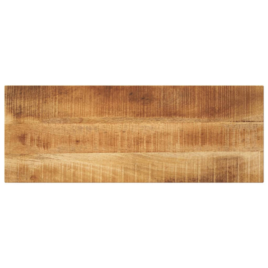 vidaXL Tablero de mesa rectangular madera maciza rugosa 80x40x3,8 cm