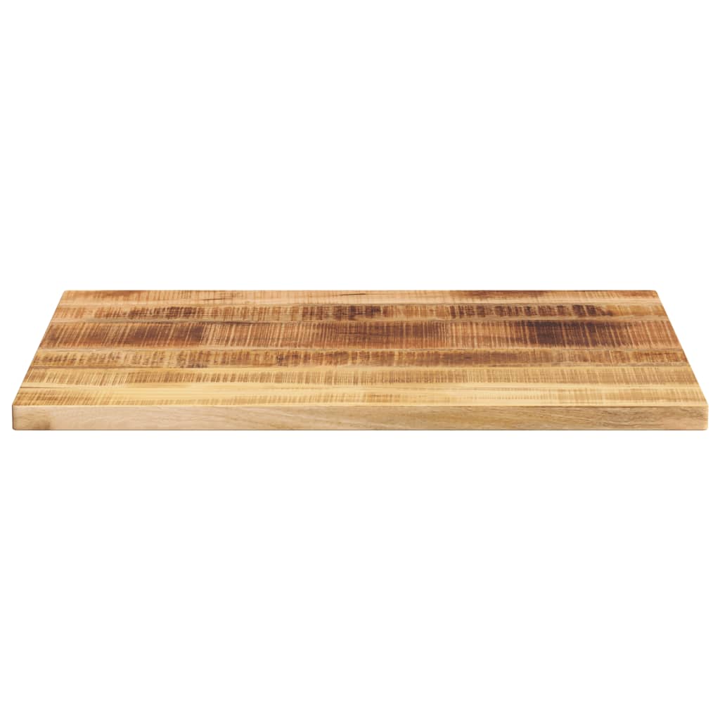 vidaXL Tablero de mesa rectangular madera mango rugosa 90x70x3,8 cm