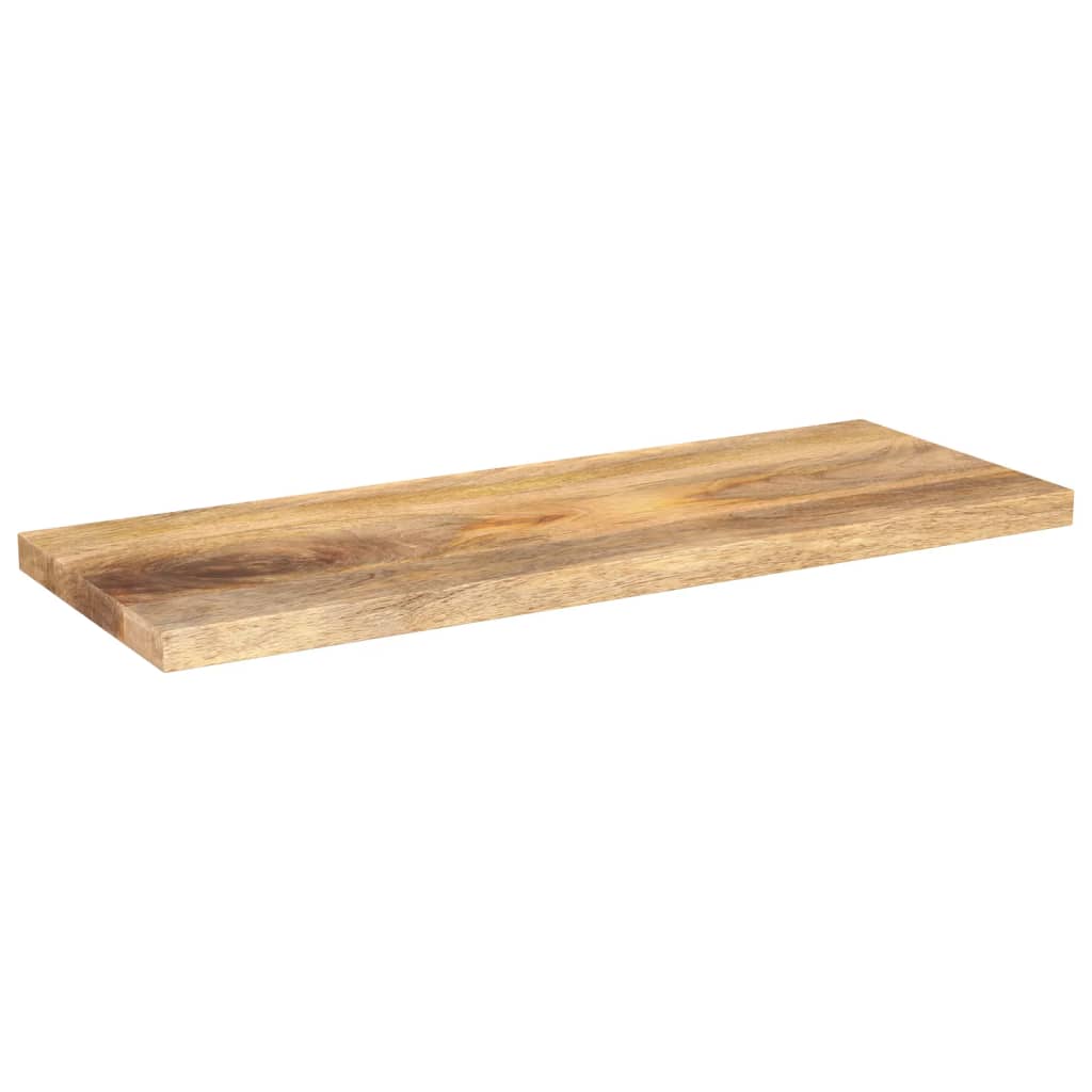 vidaXL Tablero de mesa rectangular madera maciza mango 80x20x2,5 cm