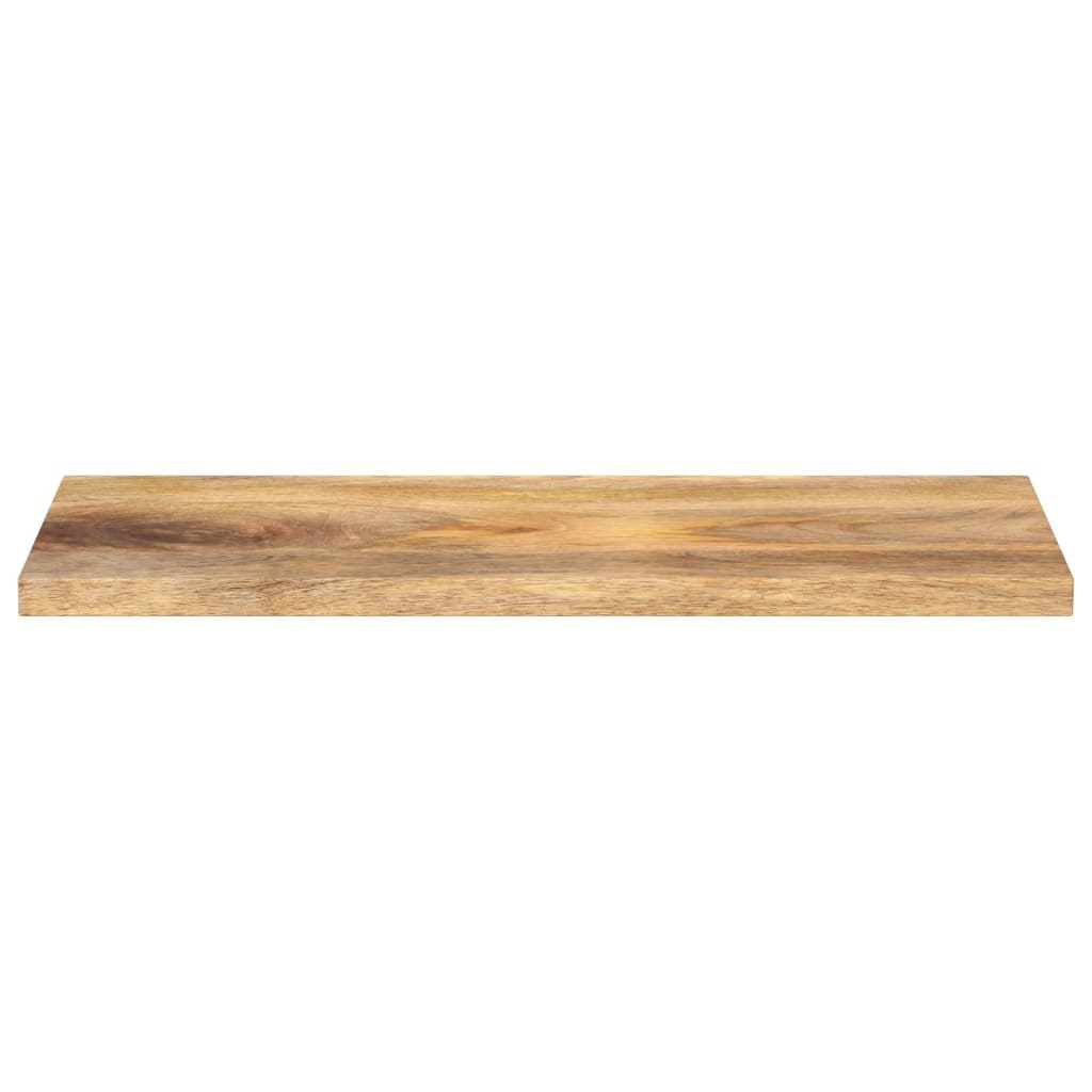 vidaXL Tablero de mesa rectangular madera maciza mango 80x20x2,5 cm