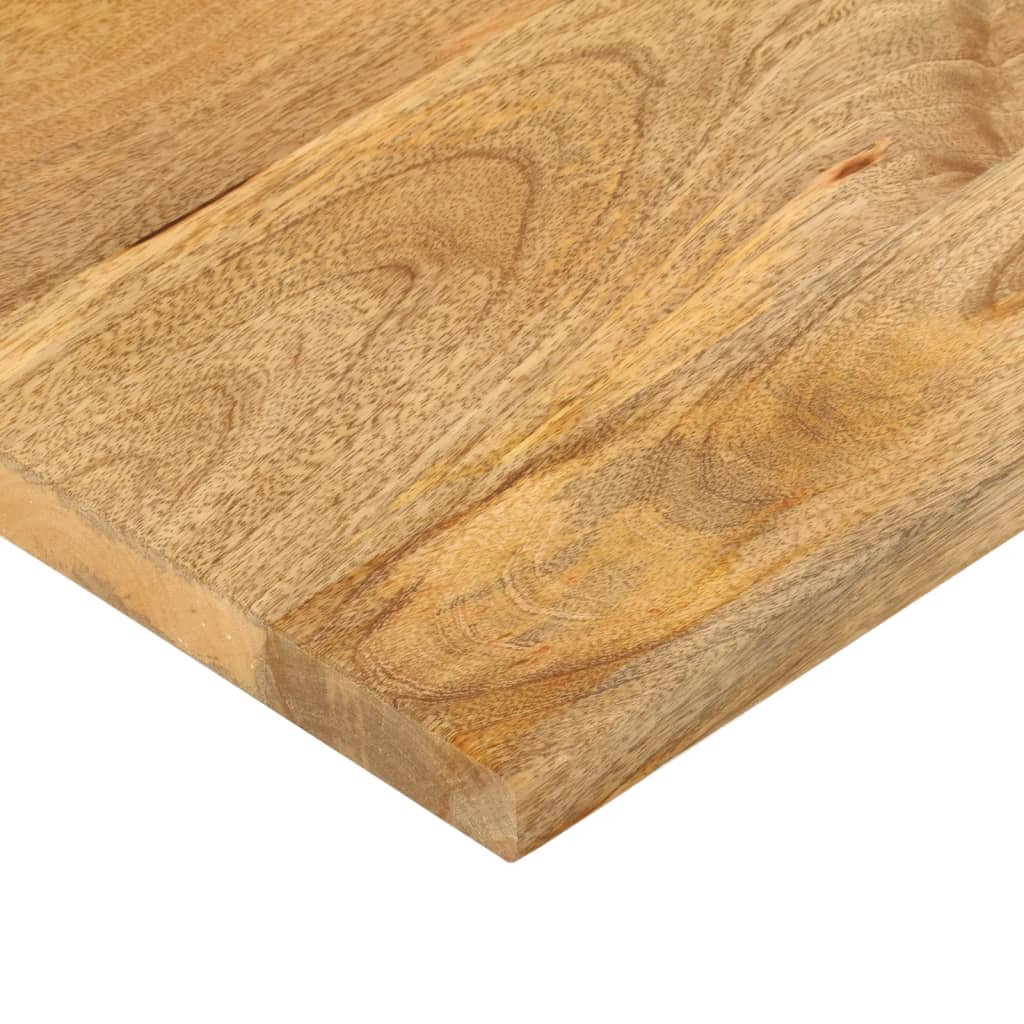 vidaXL Tablero de mesa rectangular madera maciza mango 80x20x2,5 cm