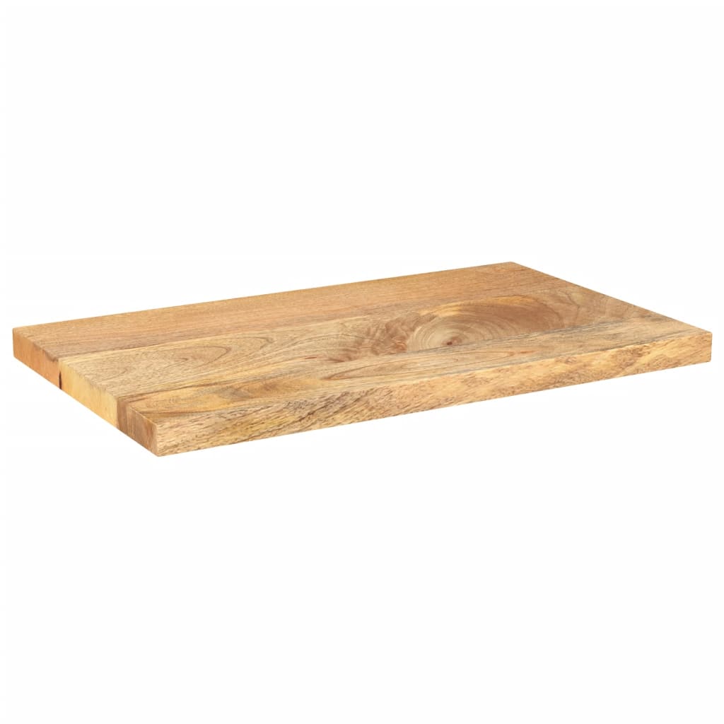 vidaXL Tablero de mesa rectangular madera maciza mango 40x20x3,8 cm