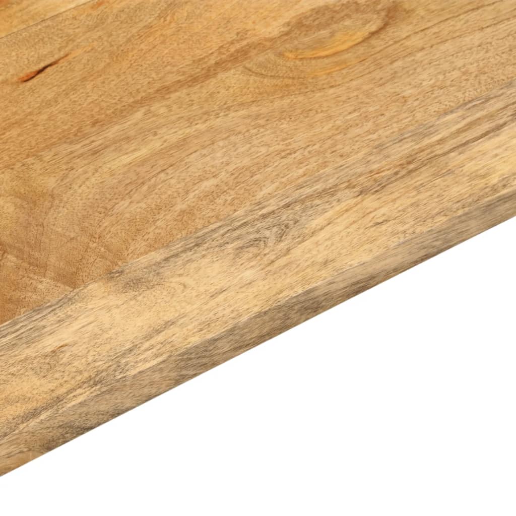 vidaXL Tablero de mesa rectangular madera maciza mango 100x20x3,8 cm